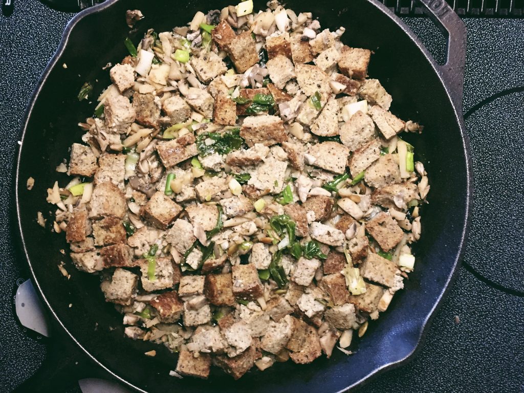 Keto Skillet Stuffing