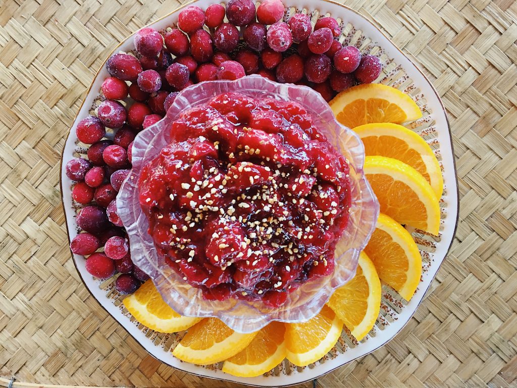 Cranberry Orange Holiday Sauce