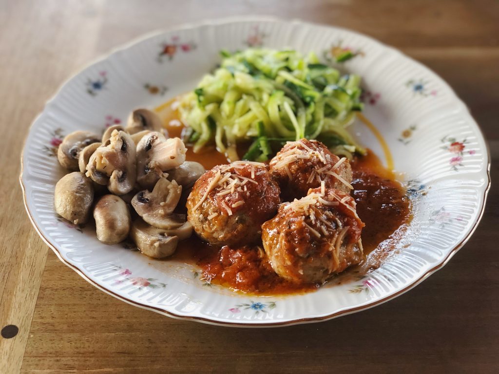 Pesto Turkey Meatballs