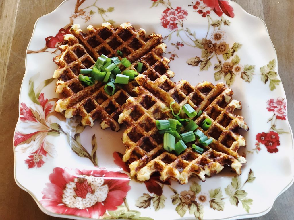 Savory Cauliflower Waffles