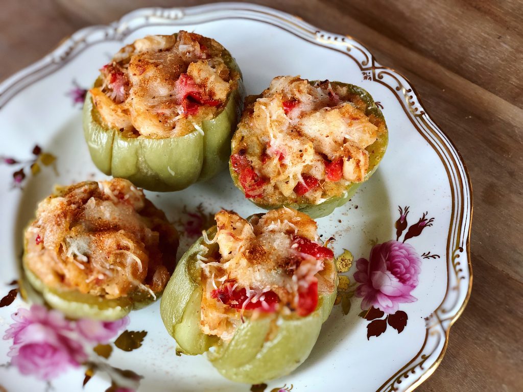 Seafood-Stuffed Chayote Squash