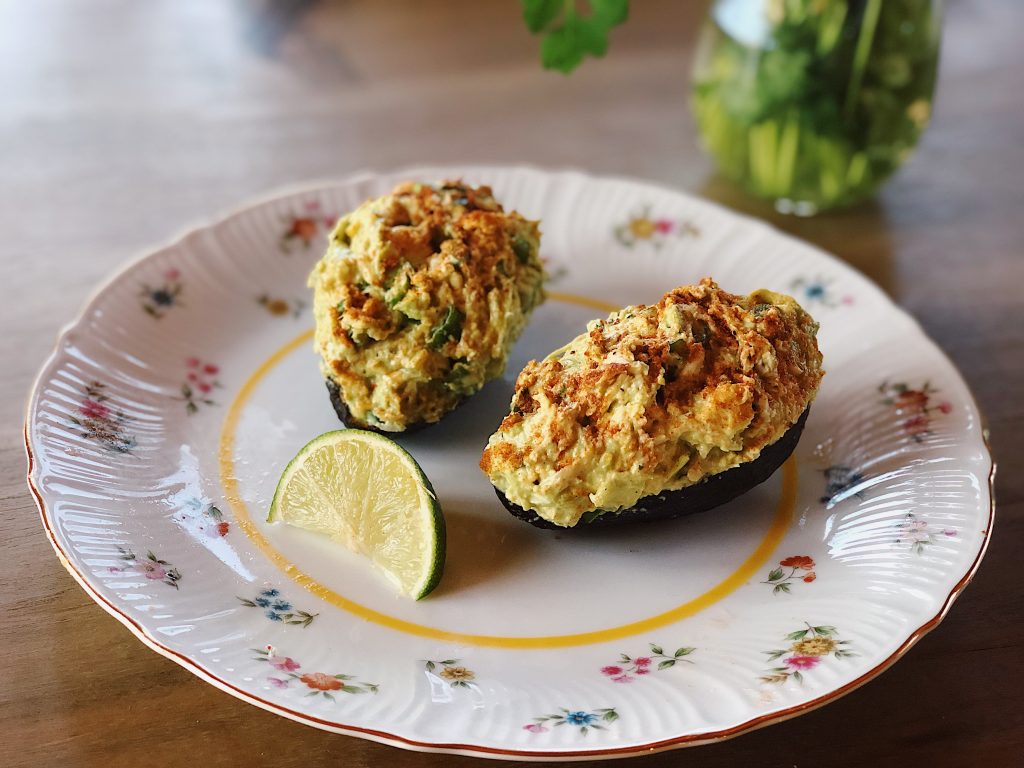 Stuffed Avocado Chicken Salad