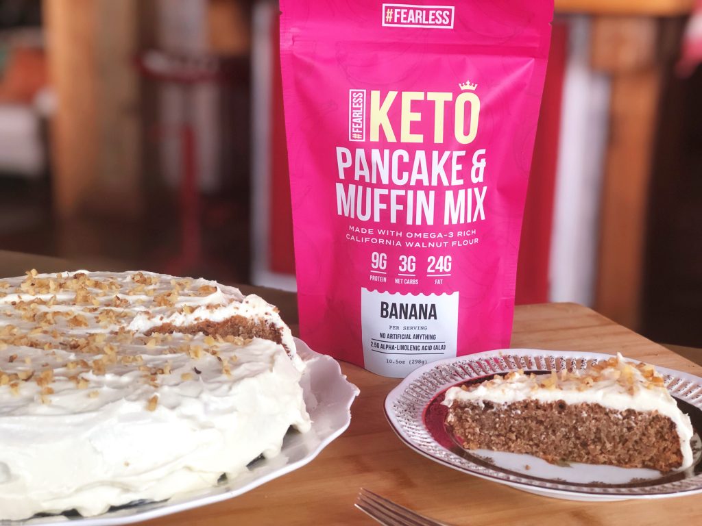 Fearless Banana Cake with Cream Cheese Frosting