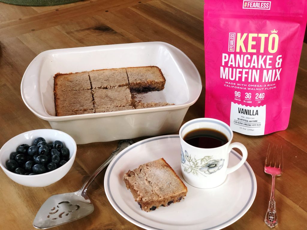 Fearless Blueberry Snack Cake