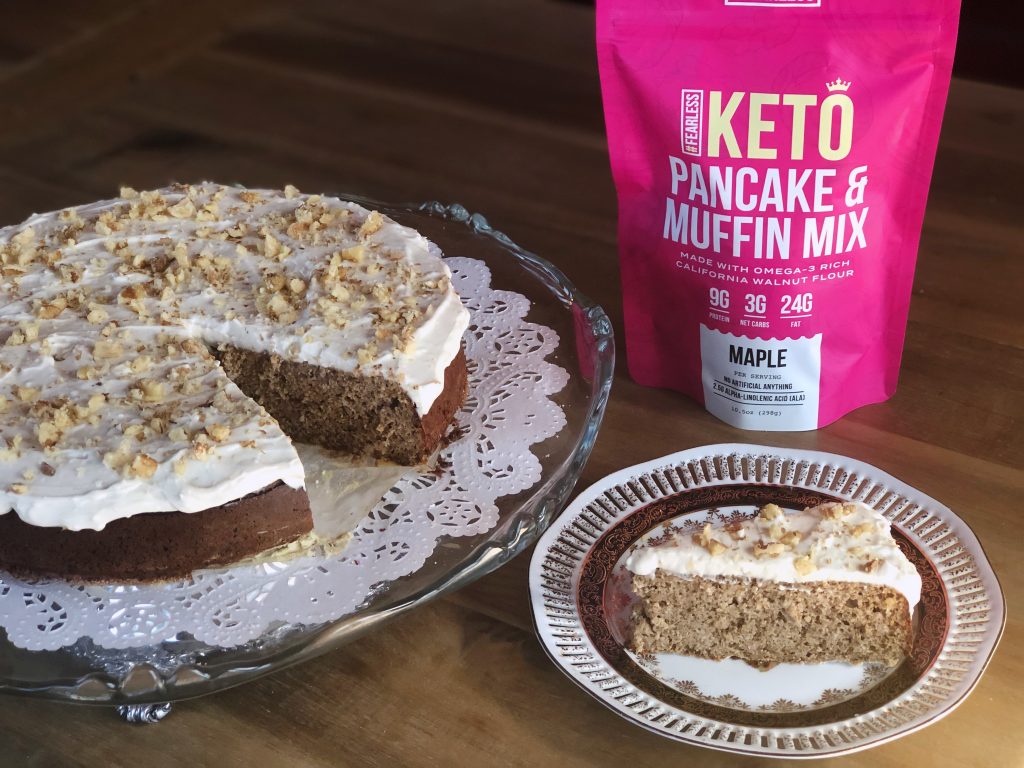 Fearless Gingerbread Cake with Maple Frosting