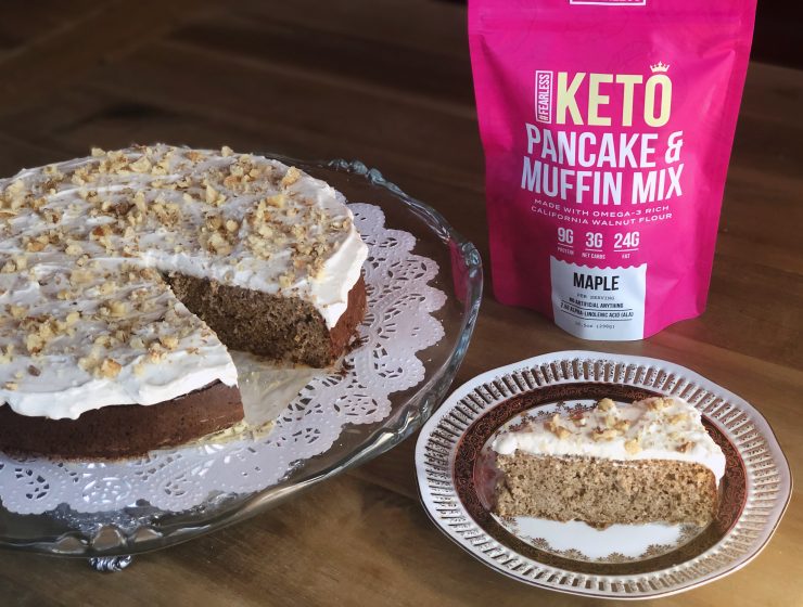 Fearless Gingerbread Cake with Maple Frosting