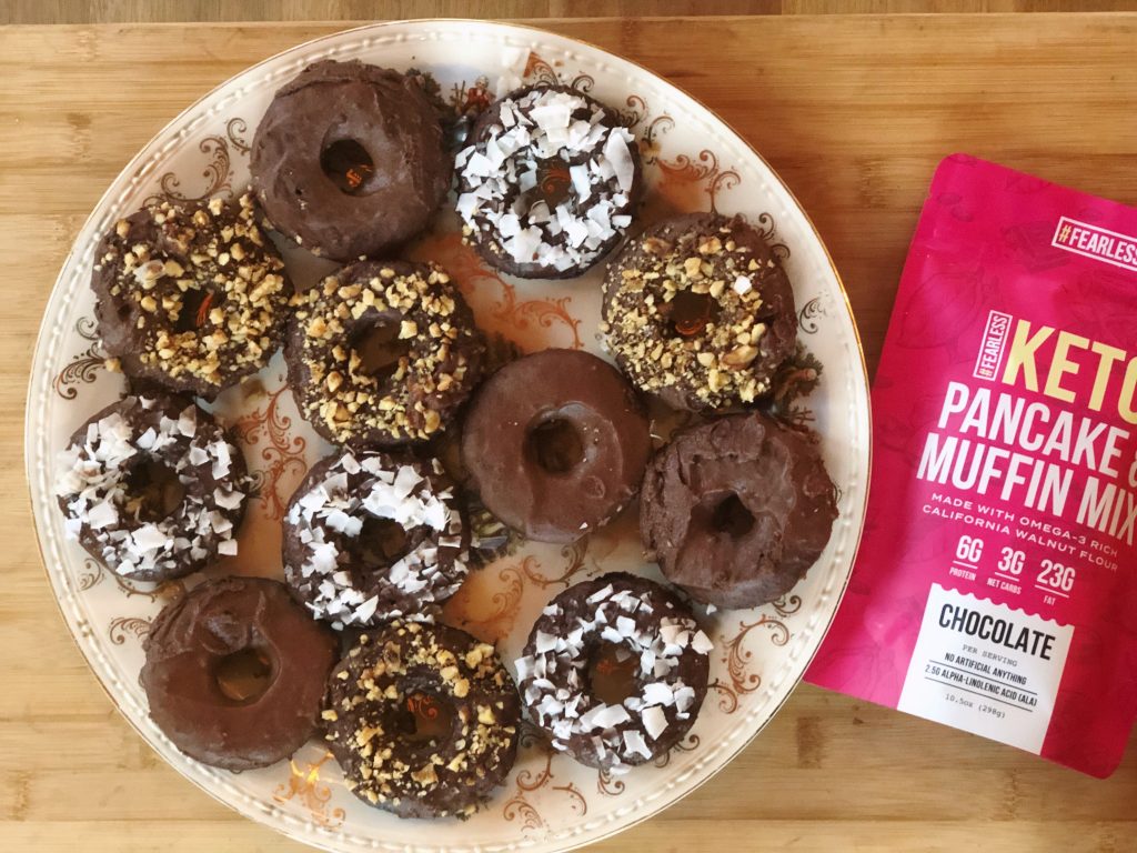 Fearless Chocolate Cake Donuts