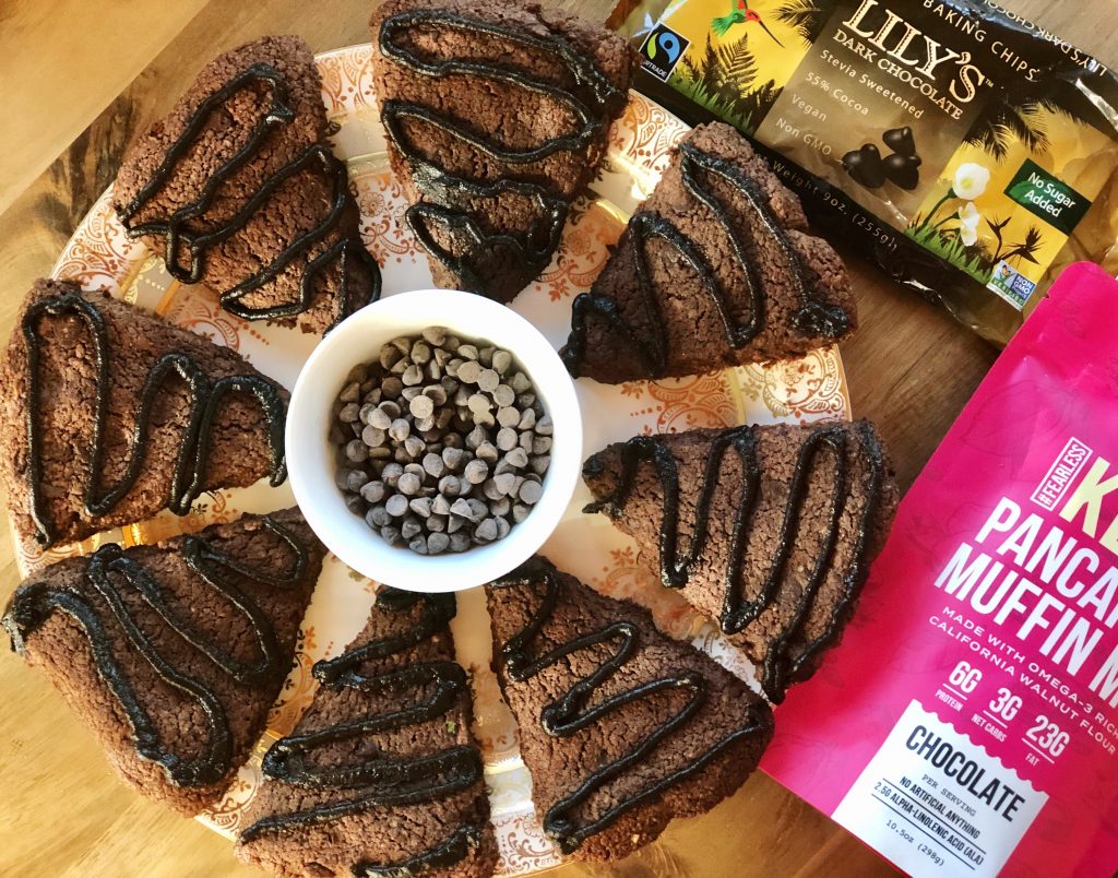 Fearless Triple Chocolate Scones