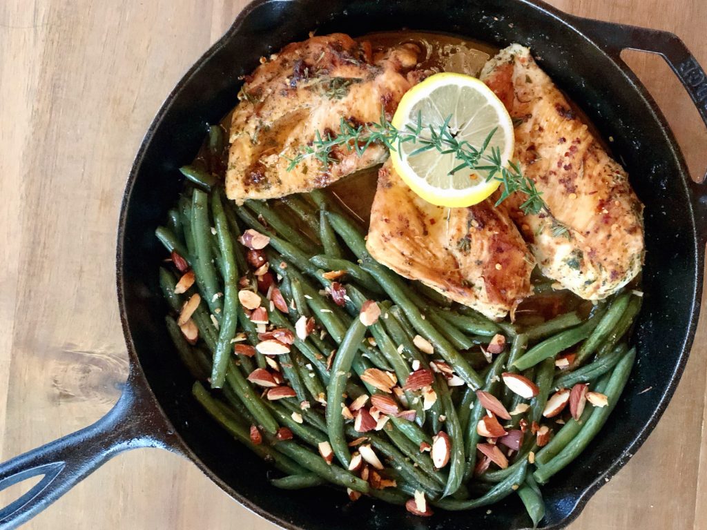 Rosemary Lemon Chicken with Green Beans