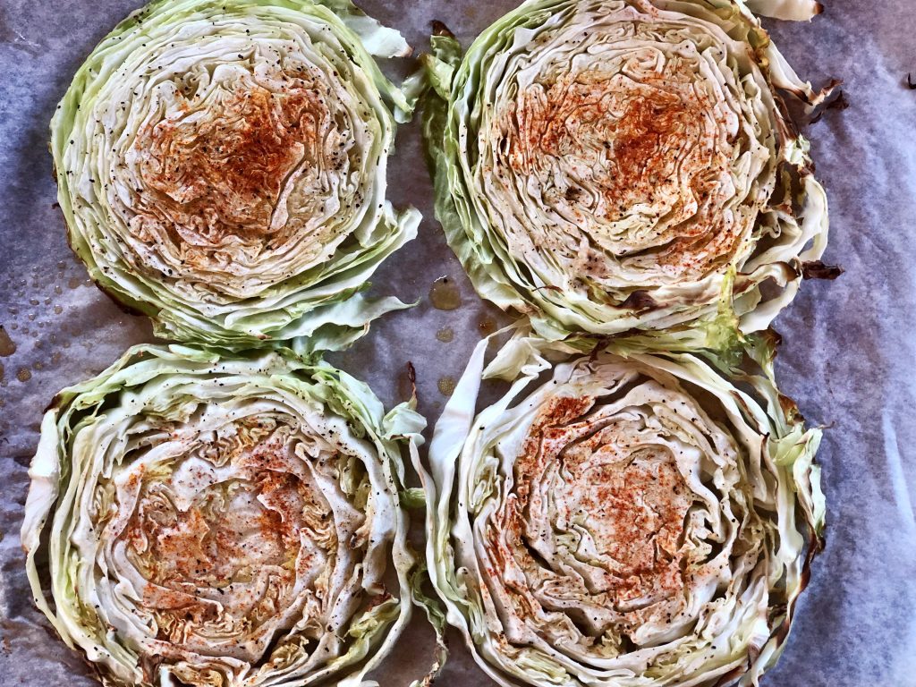 Roasted Cabbage Steaks