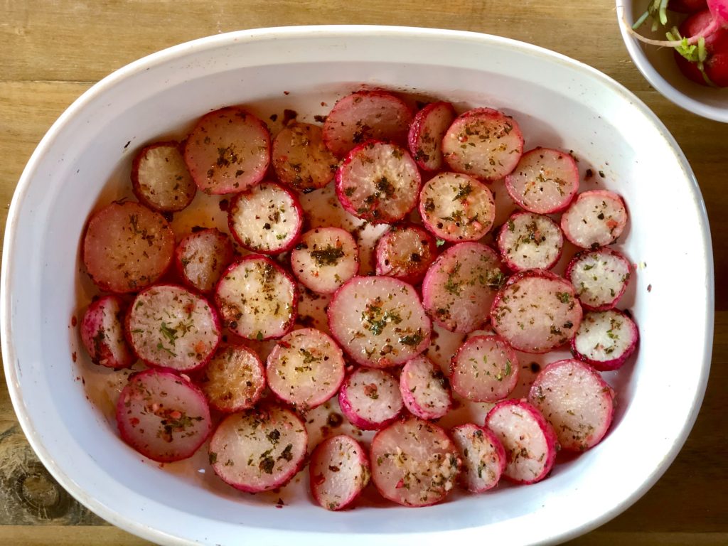 Savory Roasted Radishes