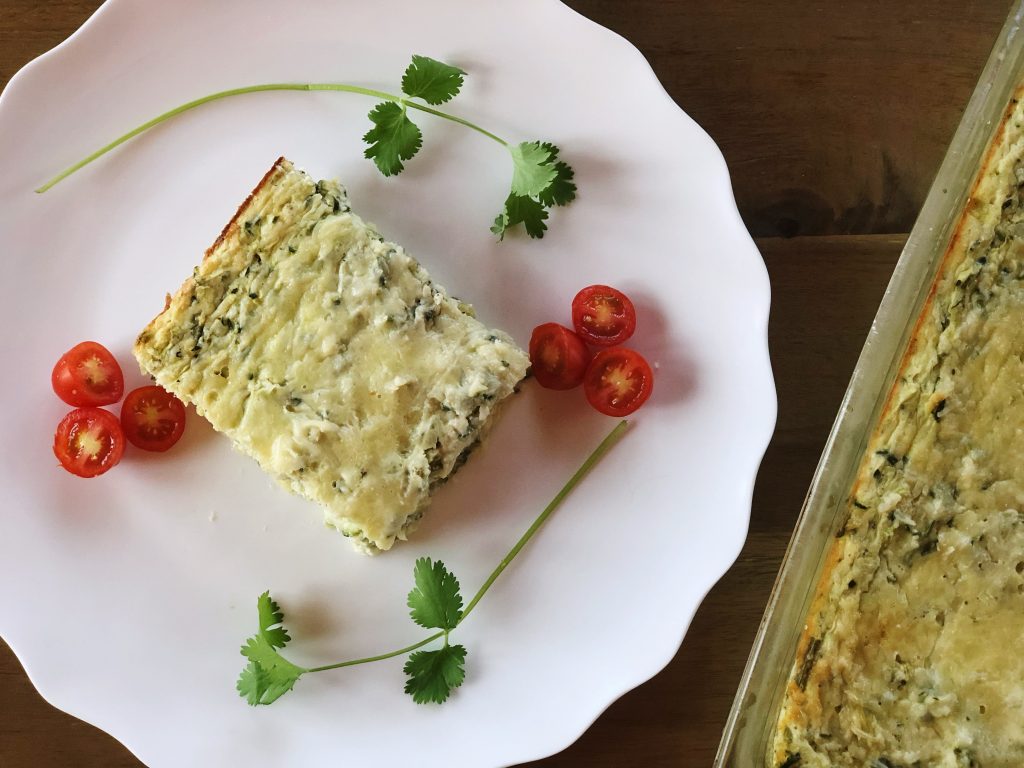 Creamy Italian Cheese & Zucchini Casserole
