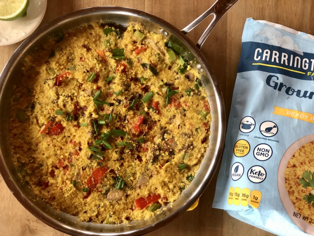 Spicy Lupin Vegetable Pilaf